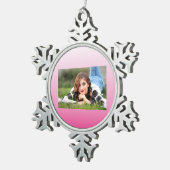 Ornement Flocon De Neige cerisier rose croustillant rose (Vue impression)