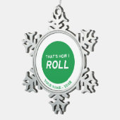 Ornement Flocon De Neige C'est comment je roule (Vue impression)