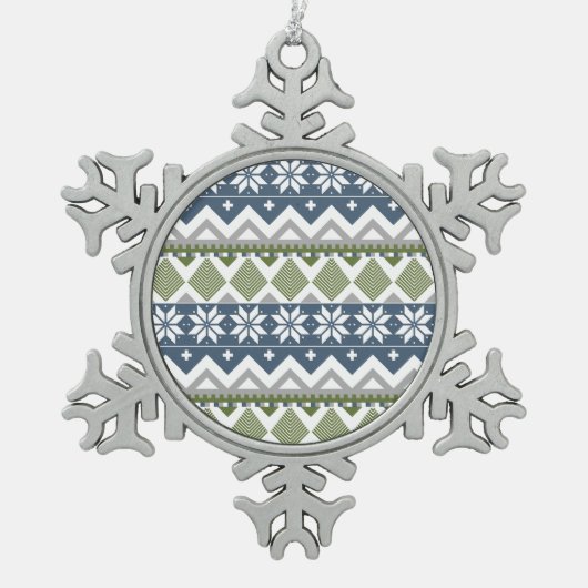 Ornement Flocon De Neige Chandail spécial d'hiver (Devant)