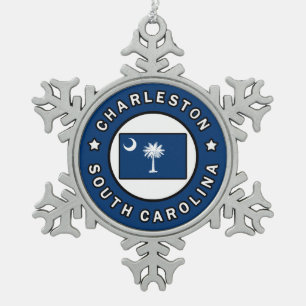 Ornement Flocon De Neige Charleston la Caroline du Sud