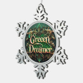 Ornement Flocon De Neige "Chasser les rêves de minuit" (Vue impression)