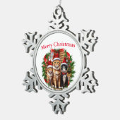 Ornement Flocon De Neige Chats (Vue impression)