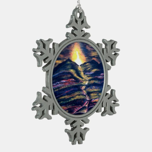 Ornement Flocon De Neige Chemin de la vie (Gauche)