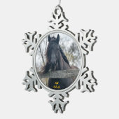 Ornement Flocon De Neige Cheval AHT Secourt Goliath (Vue impression)