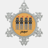 Ornement Flocon De Neige Chevalier (Devant)