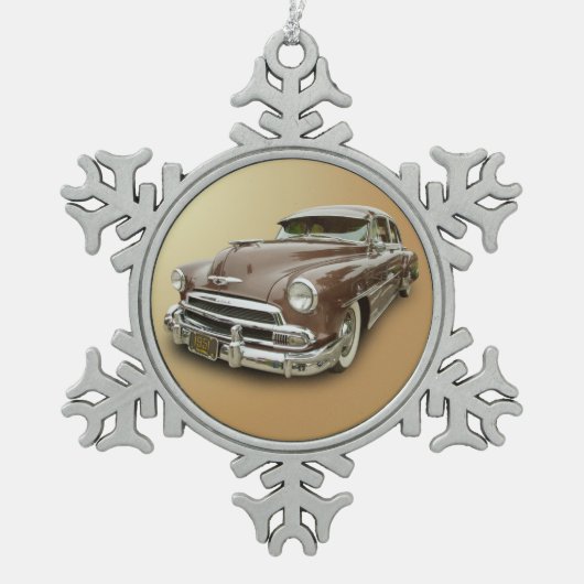 ORNEMENT FLOCON DE NEIGE CHEVROLET 1951 (Devant)