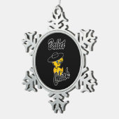Ornement Flocon De Neige Chick de ballet #4 (Vue impression)
