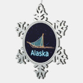 Ornement Flocon De Neige Chien (Vue impression)