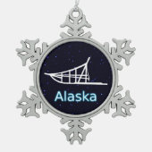 Ornement Flocon De Neige Chien (Devant)