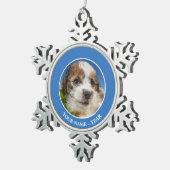 Ornement Flocon De Neige Chien de chiot mou (Shitzu) (Vue impression)