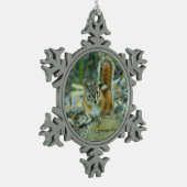 Ornement Flocon De Neige Chipmunk dans le parc national des Glaciers (Gauche)