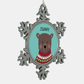 Ornement Flocon De Neige Christmas Bear (Gauche)