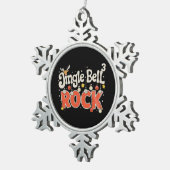 Ornement Flocon De Neige Christmas Jingle Bells 3 Math Rock Xmas Holiday (Vue impression)