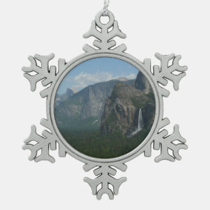 Ornement Flocon De Neige Chute de Bridalveil et Half Dome à Yosemite
