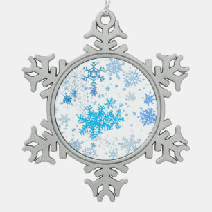Ornement Flocon De Neige Chute de neige de Noël