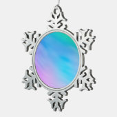 Ornement Flocon De Neige Ciel arc-en-ciel doux (Vue impression)