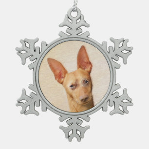 Ornement Flocon De Neige Cirneco dell’Etna Peinture - Cute Original Chien