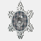 Ornement Flocon De Neige Clan Ferguson Crest & Dress Tartan (Vue impression)