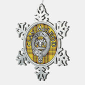 Ornement Flocon De Neige Clan MacLeod Crest & Tartan (Vue impression)
