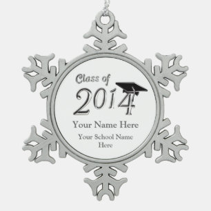 Ornement Flocon De Neige Classe personnalisable de 2014