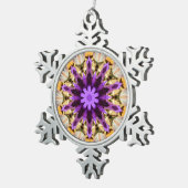 ORNEMENT FLOCON DE NEIGE CLEMATIS (Vue impression)