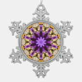 ORNEMENT FLOCON DE NEIGE CLEMATIS (Devant)