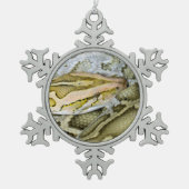 Ornement Flocon De Neige Closeup de python indien (Devant)