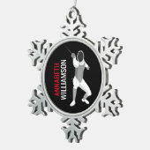 Ornement Flocon De Neige Clôture (Vue impression)