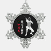 Ornement Flocon De Neige Clôture (Devant)