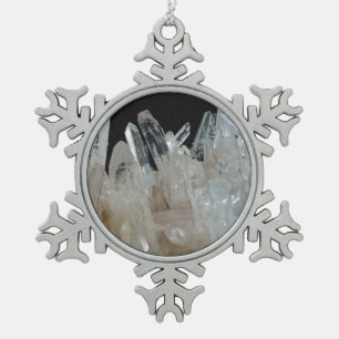 Ornement Flocon De Neige Cluster Crystal Energy Quartz
