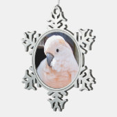 Ornement Flocon De Neige Cockatoo Moluccan (Vue impression)