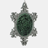 Ornement Flocon De Neige Code antique MI d'histoire de disque de la Grèce (Gauche)