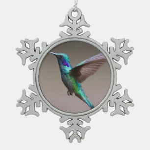 Ornement Flocon De Neige Colibri en vol