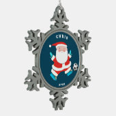 Ornement Flocon De Neige Collectif de football (Gauche)