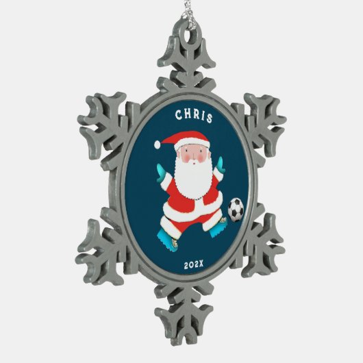 Ornement Flocon De Neige Collectif de football (Gauche)