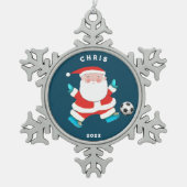 Ornement Flocon De Neige Collectif de football (Devant)