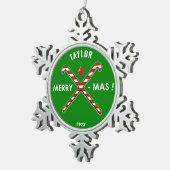 Ornement Flocon De Neige Collectif de hockey sur gazon (Vue impression)