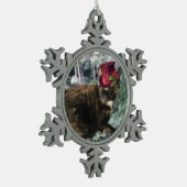 Ornement Flocon De Neige Collection de chat de tintement (Gauche)