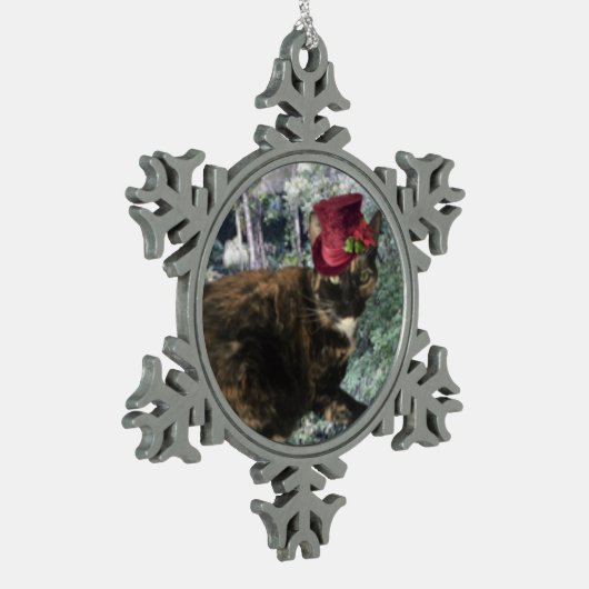 Ornement Flocon De Neige Collection de chat de tintement (Gauche)