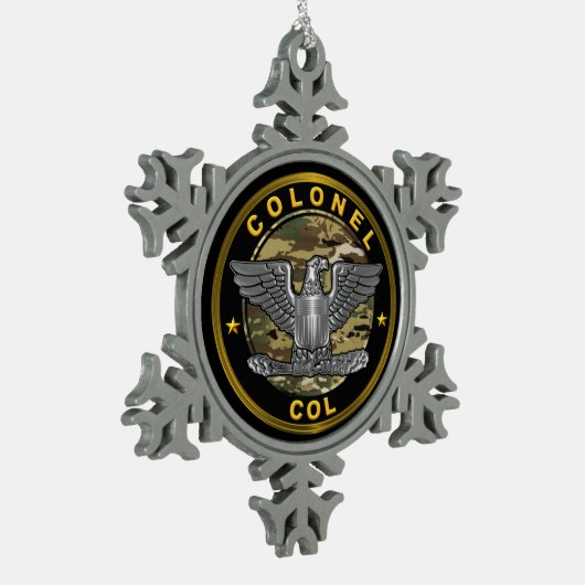 Ornement Flocon De Neige Colonel (Gauche)