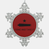 Ornement Flocon De Neige Come & Take It ! Flag de Texas State (Devant)