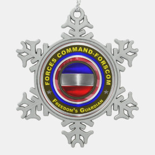 Ornement Flocon De Neige Commandement des Forces armées - FORSCOM Keepsak