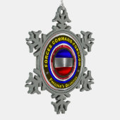 Ornement Flocon De Neige Commandement des Forces de l'Armée de terre - FORS (Gauche)