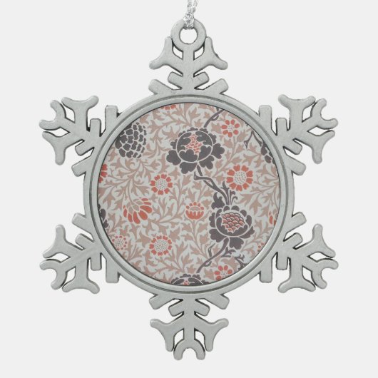Ornement Flocon De Neige Conception d'art botanique de William Morris Graft (Devant)
