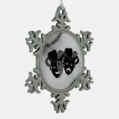 Ornement Flocon De Neige Conception de théâtre comique et tragique (Gauche)