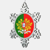 Ornement Flocon De Neige conceptions portugaises  (Vue impression)