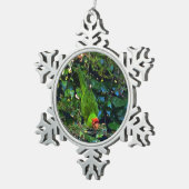 Ornement Flocon de Neige Conure à Tête de Cerise # (Vue impression)