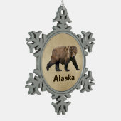 Ornement Flocon De Neige Cook bear (Gauche)