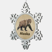 Ornement Flocon De Neige Cook bear (Vue impression)