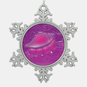 Ornement Flocon De Neige Coquillage